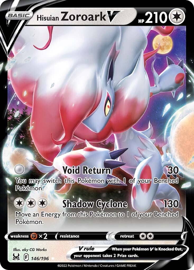 Hisuian Zoroark V (146/196) [Espada y escudo: Origen perdido] 