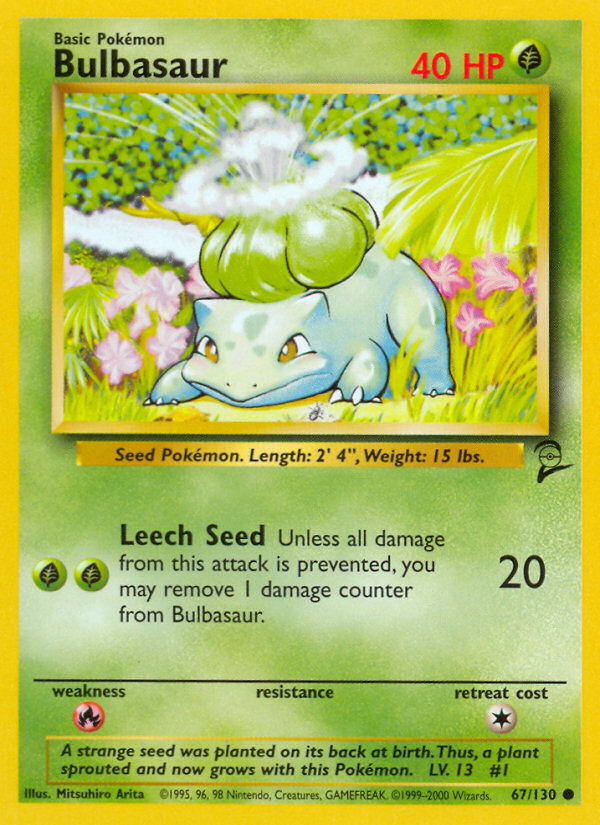 Bulbasaur (67/130) [Conjunto básico 2] 