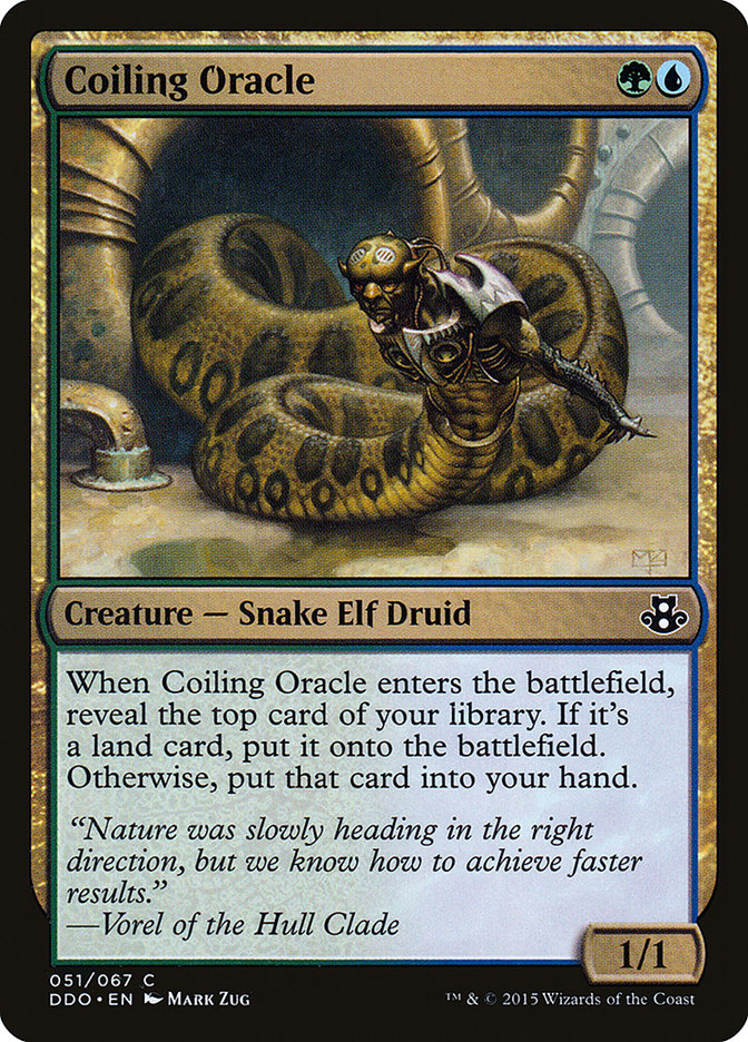 Oráculo enrollado [Mazos de duelo: Elspeth vs. Kiora] 