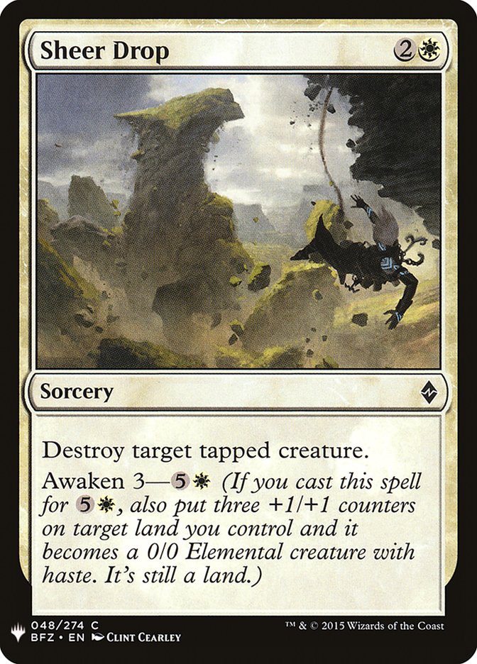Sheer Drop [Potenciador misterioso] 