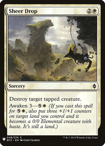 Sheer Drop [Potenciador misterioso] 