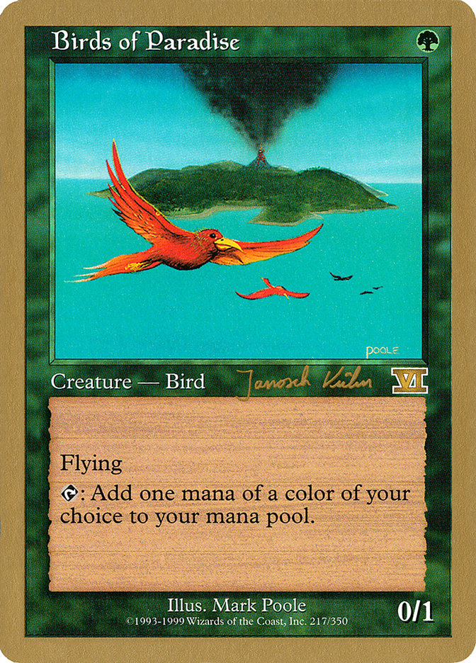Aves del paraíso (Janosch Kuhn) [World Championship Decks 2000] 