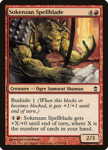 Sokenzan Spellblade [Salvadores de Kamigawa] 