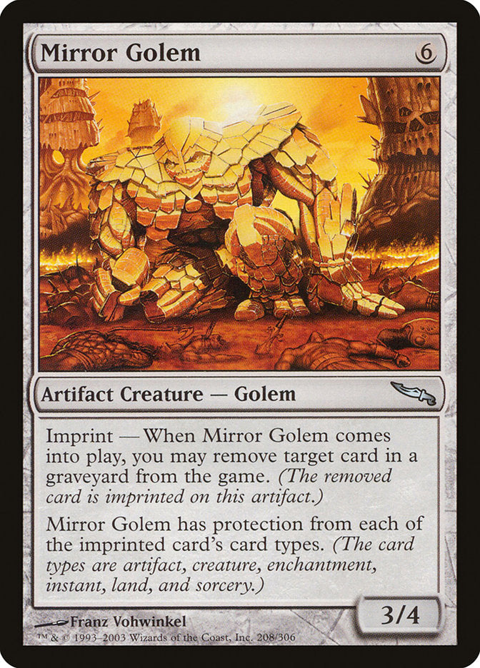 Golem espejo [Mirrodin] 