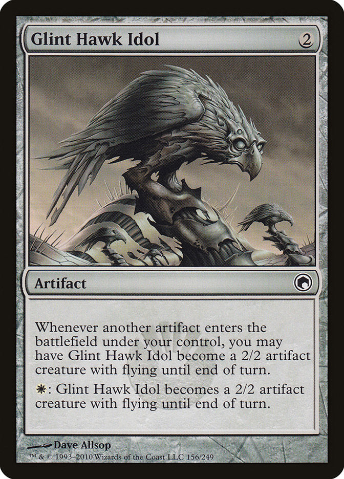 Glint Hawk Idol [Cicatrices de Mirrodin] 