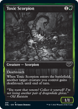 Escorpión tóxico [Innistrad: función doble] 