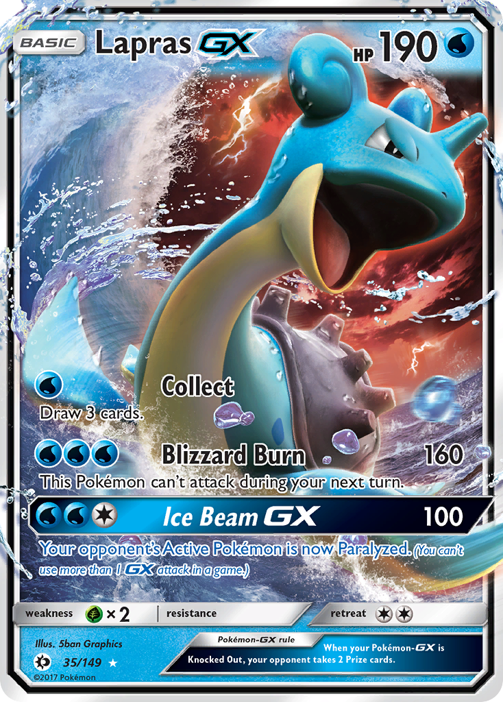 Lapras GX (35/149) [Sol y Luna: Conjunto básico] 