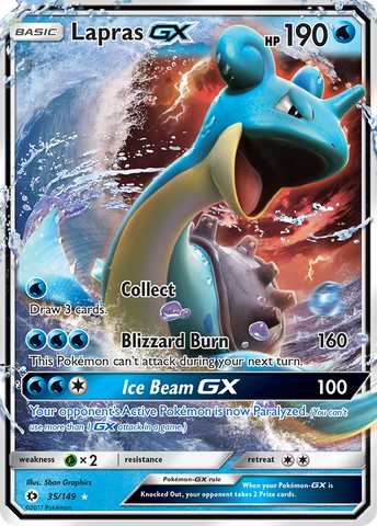 Lapras GX (35/149) [Sol y Luna: Conjunto básico] 