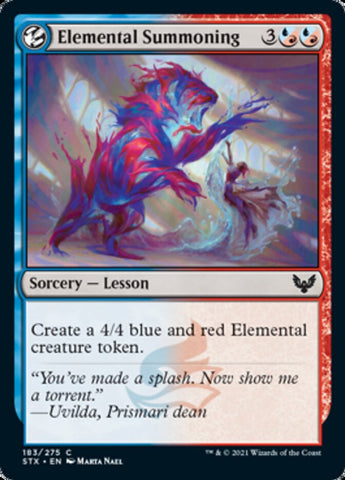 Invocación elemental [Strixhaven: Escuela de magos] 