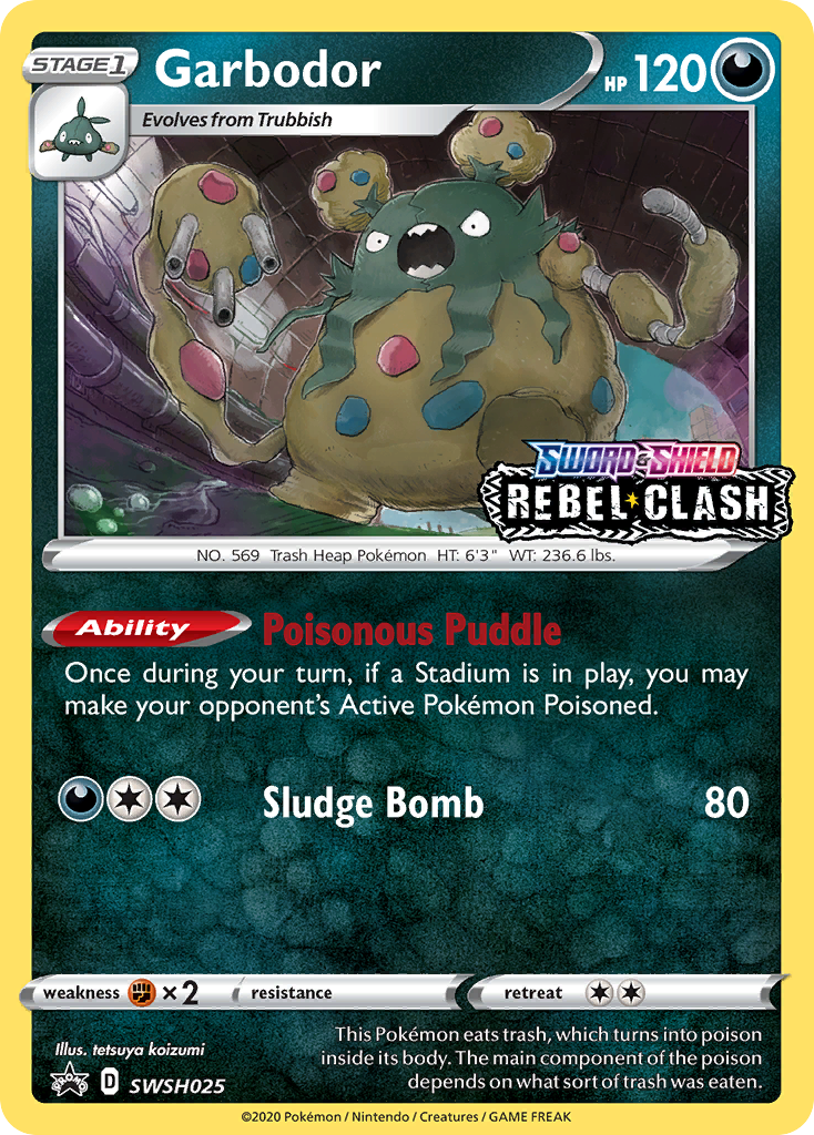 Garbodor (SWSH025) (Promoción de presentación) [Sword &amp; Shield: Black Star Promos] 