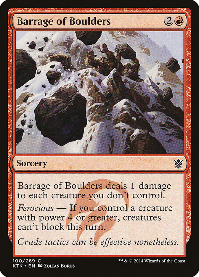 Aluvión de rocas [Khans de Tarkir] 