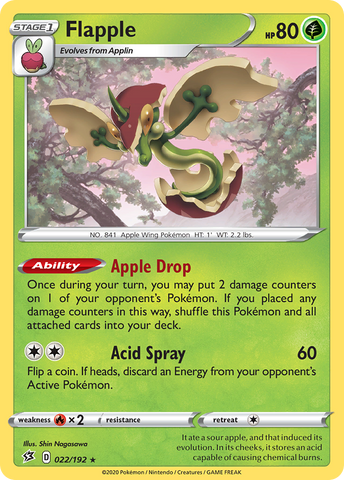 Flapple (022/192) [Espada y escudo: Choque rebelde] 