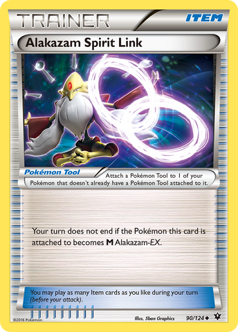 Enlace espiritual de Alakazam (90/124) [XY: Destinos en colisión] 