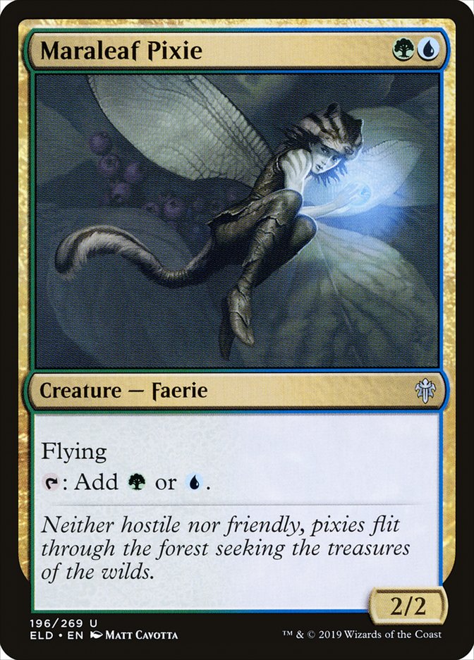Maraleaf Pixie [Trono de Eldraine] 
