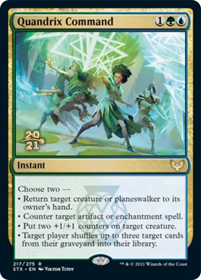Quandrix Command [Promociones de presentación de Strixhaven: School of Mages] 