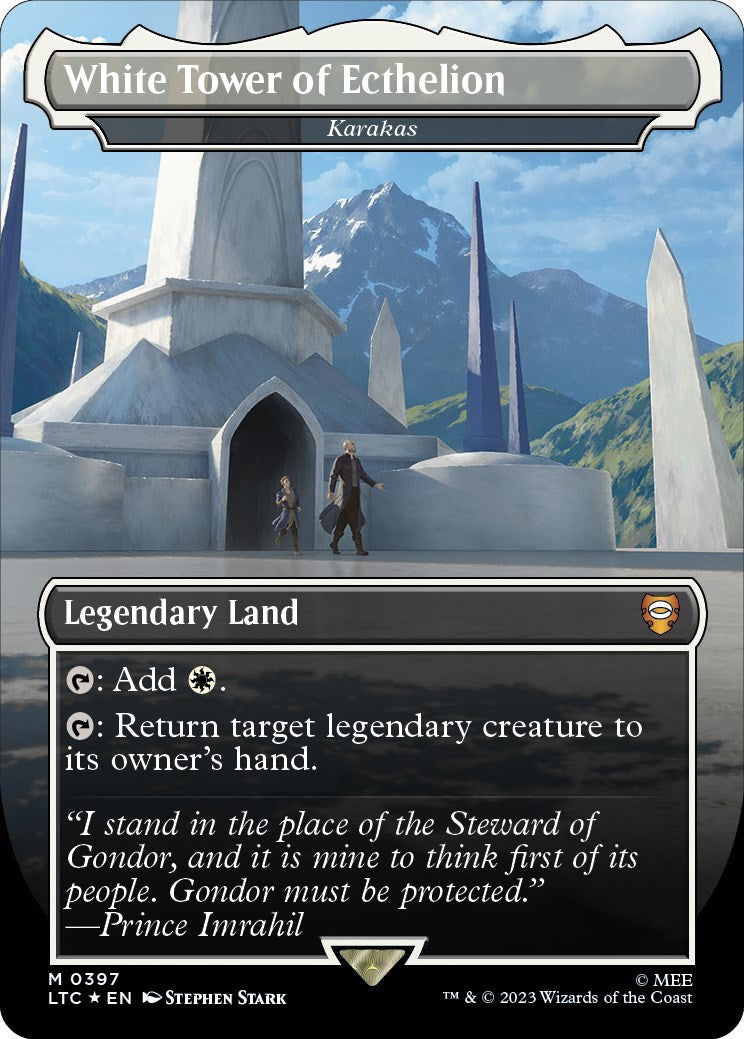 Karakas - Torre Blanca de Ecthelion (Reinos y Reliquias de Surge Foil) [El Señor de los Anillos: Cuentos del Comandante de la Tierra Media] 