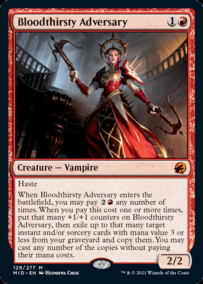 Adversario sediento de sangre [Innistrad: Caza de medianoche] 
