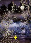 Tarjeta de arte del pantano (firma estampada en oro) [Kamigawa: Neon Dynasty Art Series] 