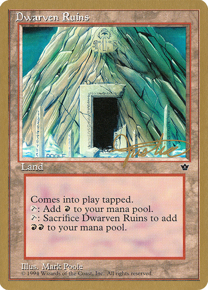 Ruinas enanas (Mark Justice) [Conjunto de coleccionista del Pro Tour] 