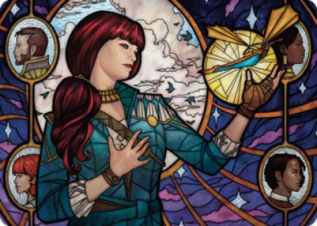 Tarjeta artística Jhoira, innovadora eterna [Serie de arte Dominaria United] 