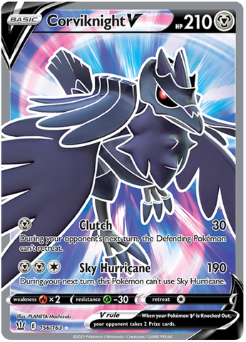 Corviknight V (156/163) [Espada y escudo: estilos de batalla] 