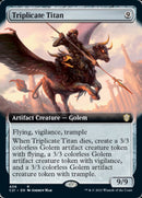 Titán triplicado (arte extendido) [Commander 2021] 