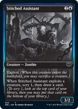 Asistente cosido [Innistrad: función doble] 