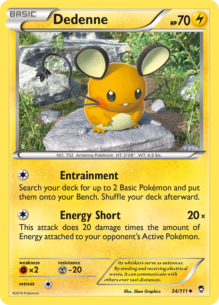 Dedenne (34/111) [XY: Puños furiosos] 