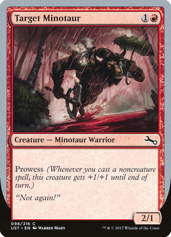 Minotauro objetivo (arte de lluvia) [inestable] 