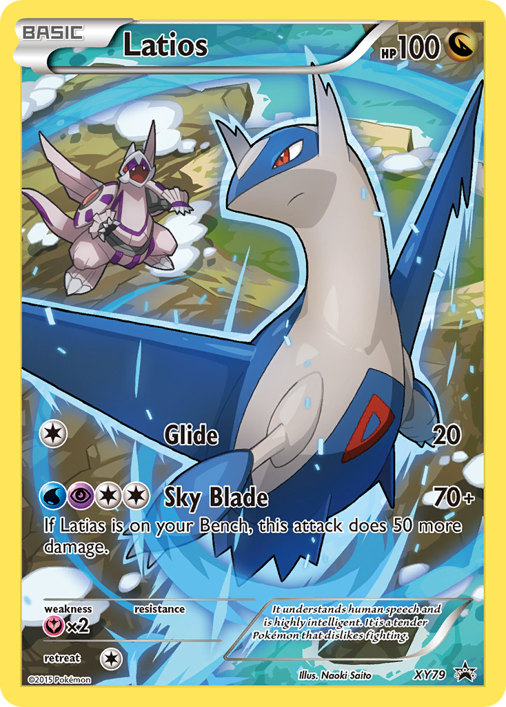 Latios (XY79) (Promoción de arte completo) [XY: Promociones de Black Star] 