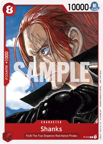 Shanks (Película roja de One Piece) [Tarjetas de promoción de One Piece] 
