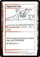 Aggressive Crag (Edición 2021) [Tarjetas de prueba de juego Mystery Booster] 