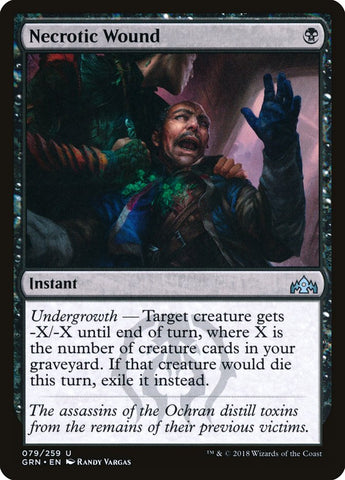 Herida necrótica [Gremios de Ravnica] 