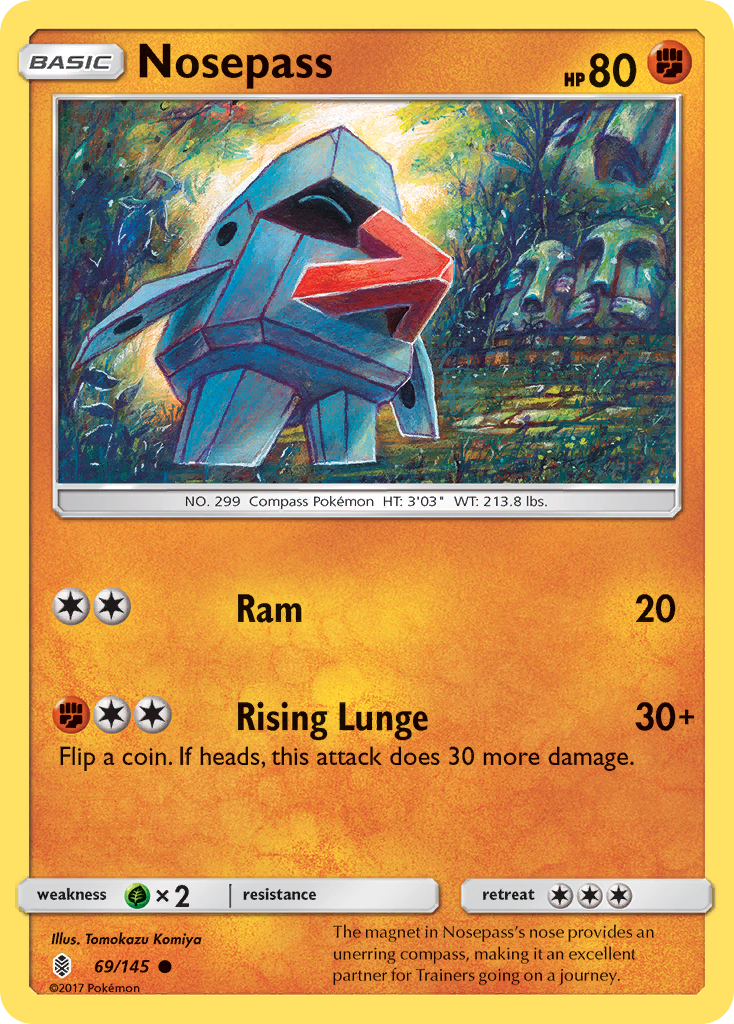 Nosepass (69/145) [Sol y Luna: Guardianes en ascenso] 