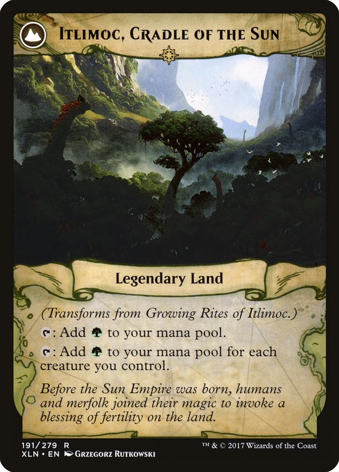 Ritos crecientes de Itlimoc // Itlimoc, Cuna del Sol [Ixalan] 