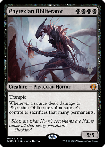 Obliterador pirexiano (paquete promocional) [Phyrexia: Promociones todos serán uno] 