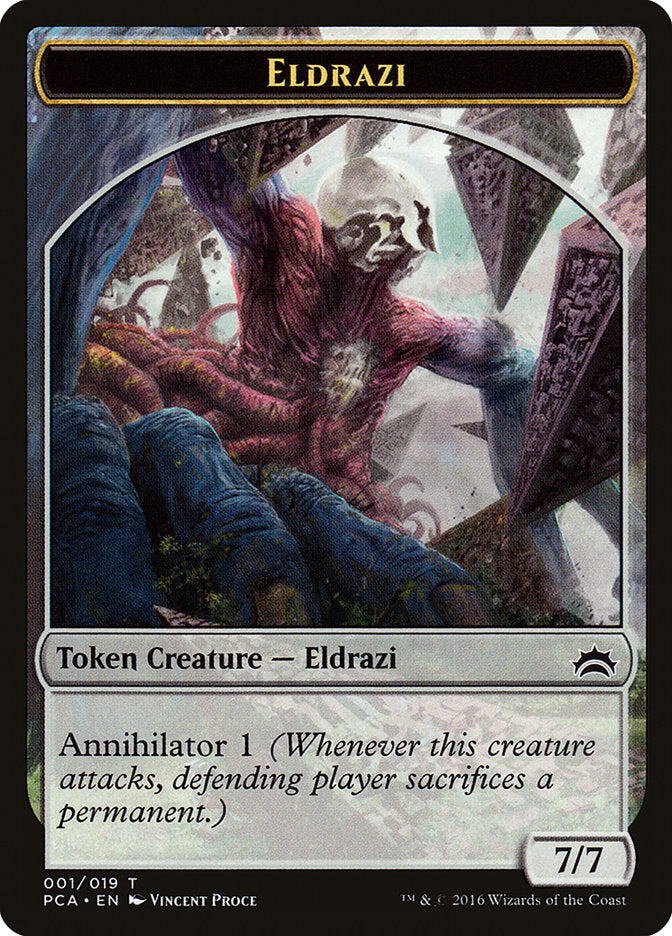 Engendro Eldrazi (003) // Ficha de doble cara Eldrazi [Fichas de antología Planechase] 
