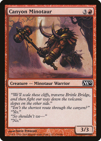 Minotauro del Cañón [Magic 2010] 