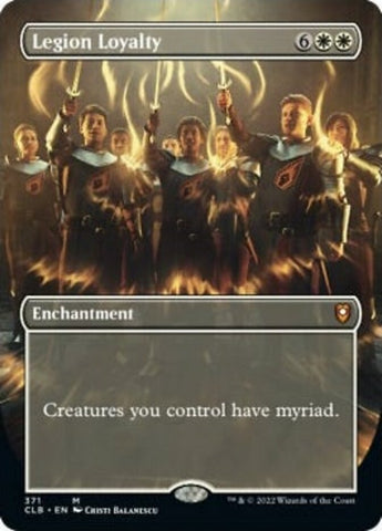 Lealtad de la Legión (arte alternativo sin fronteras) [Commander Legends: Battle for Baldur's Gate] 