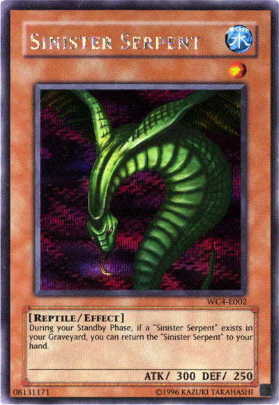 Serpiente Siniestra [WC4-E002] Secreto Prismático Raro 