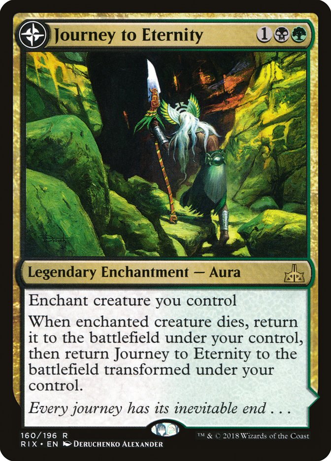 Viaje a la Eternidad // Atzal, Cueva de la Eternidad [Rivales de Ixalan] 