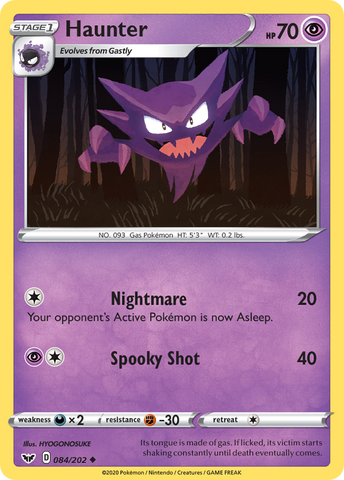 Haunter (084/202) [Espada y escudo: conjunto básico] 