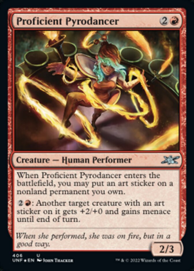 Pyrodancer competente (Galaxy Foil) [Unfinity] 