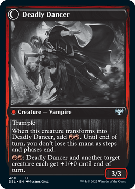 Pretendiente seductor // Bailarina mortal [Innistrad: función doble] 