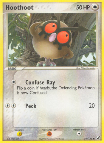 Hoothoot (59/115) [EX: Fuerzas invisibles] 
