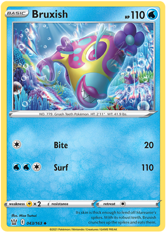 Bruxish (043/163) [Espada y escudo: estilos de batalla] 