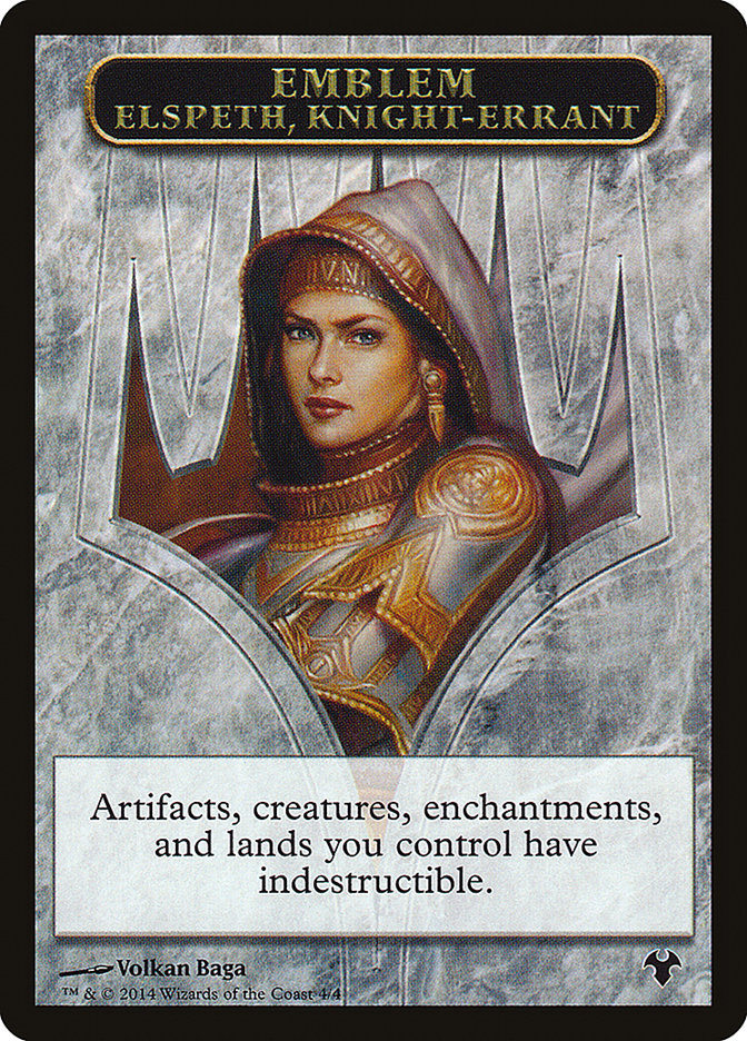 Elspeth, emblema del caballero andante [Fichas del mazo de eventos moderno 2014] 