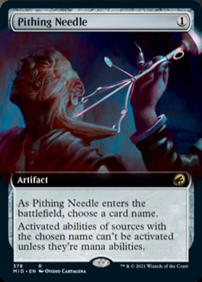 Aguja de médula (arte extendido) [Innistrad: Midnight Hunt] 