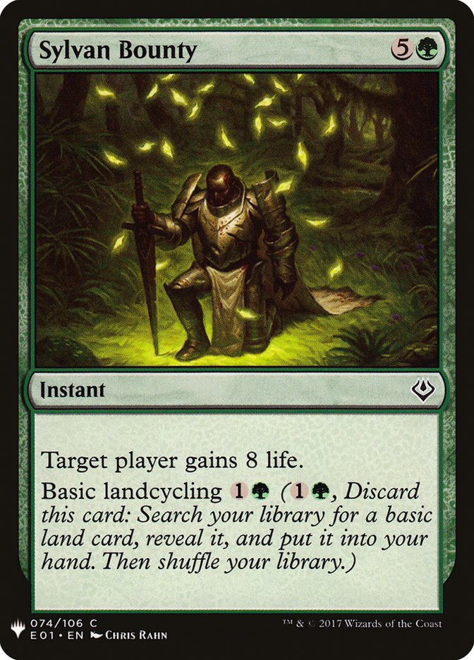 Sylvan Bounty [potenciador misterioso] 