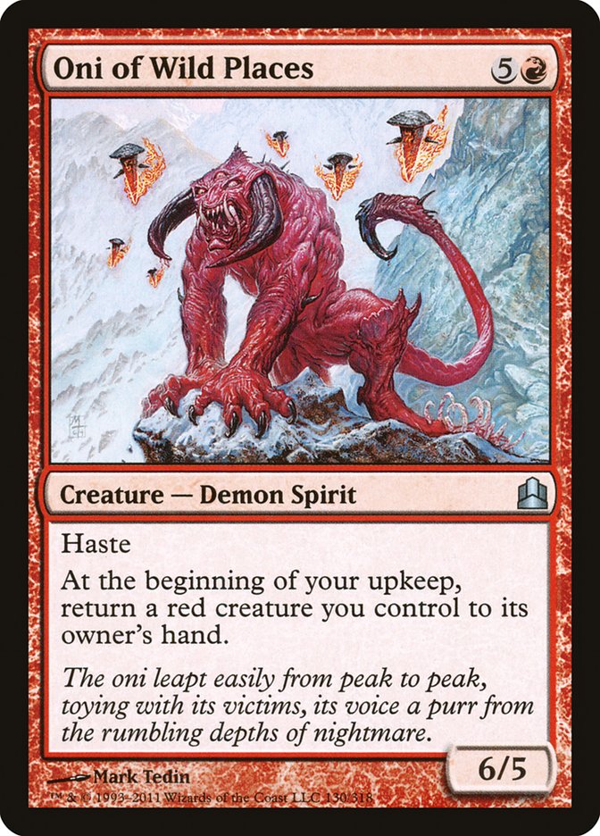 Oni de lugares salvajes [Commander 2011] 
